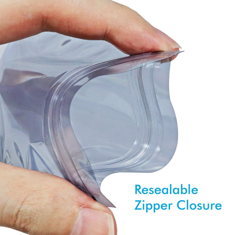 Millennial Essentials Open Top & Resealable Antistatic Bags ESD Shielding Bag with Anti-static Labels for Hard Drive SSD HDD Motherboard Video Card RAM Electronic Devices (Pack of 40) (Assorted Sizes) - Image 5